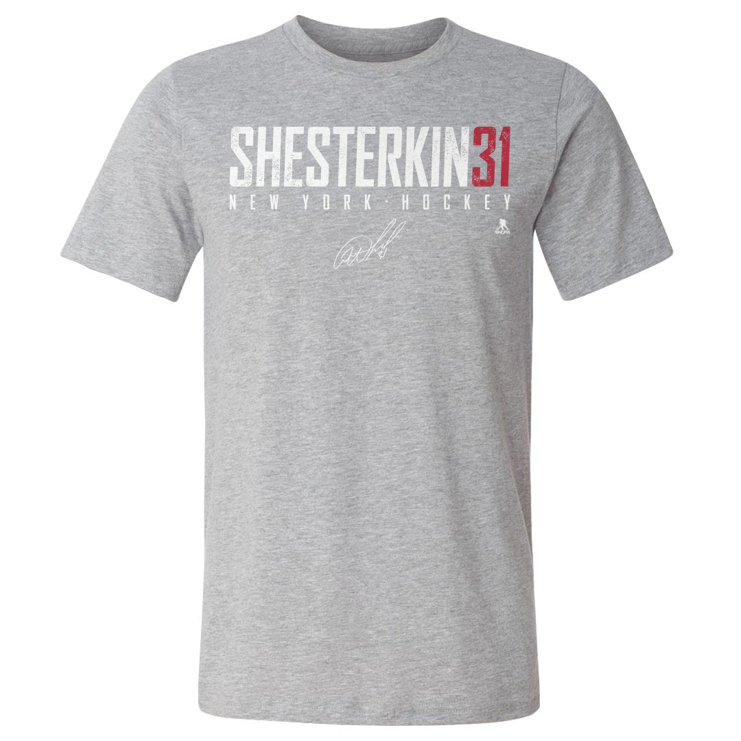 Igor Shesterkin Men&#39;s Cotton T-Shirt | 500 LEVEL