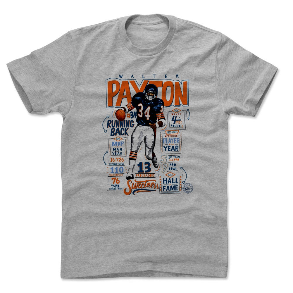 Walter Payton Men's Cotton T-Shirt | 500 LEVEL