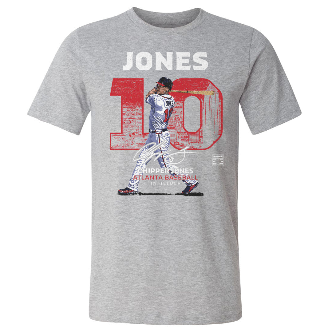 Chipper Jones Men&#39;s Cotton T-Shirt | 500 LEVEL