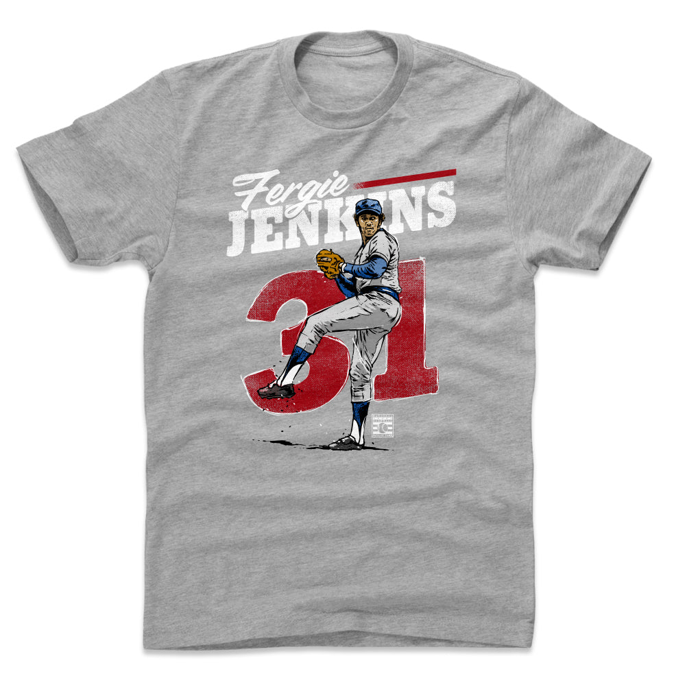 Fergie Jenkins Men's Cotton T-Shirt | 500 LEVEL
