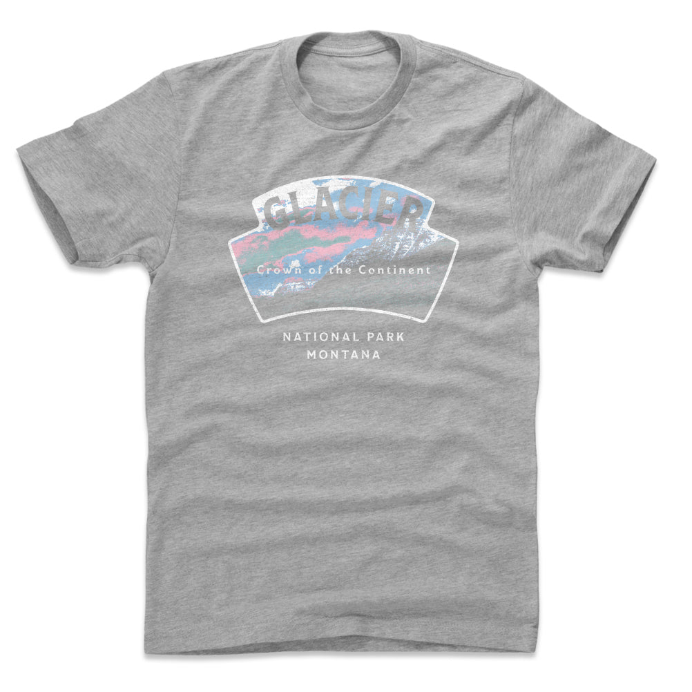 Glacier National Park Men&#39;s Cotton T-Shirt | 500 LEVEL