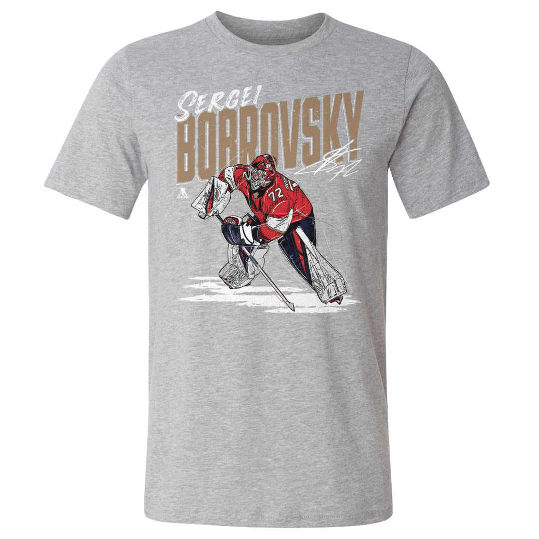 Sergei Bobrovsky Men&#39;s Cotton T-Shirt | 500 LEVEL