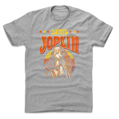Janis Joplin Men's Cotton T-Shirt | 500 LEVEL
