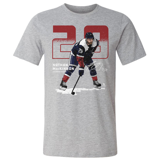 Nathan MacKinnon Men's Cotton T-Shirt | 500 LEVEL