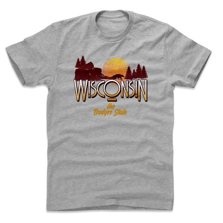 Wisconsin Men's Cotton T-Shirt | 500 LEVEL