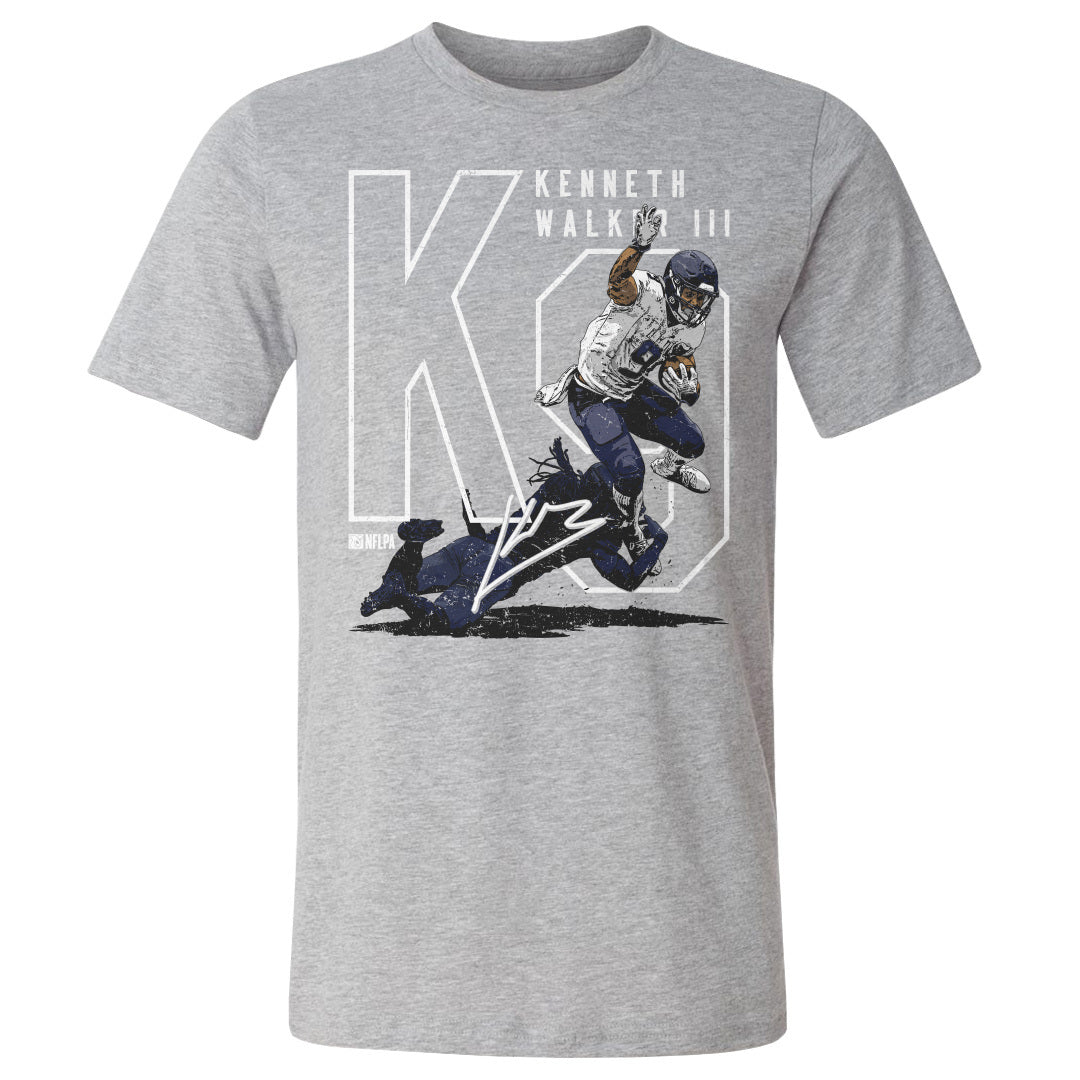 Kenneth Walker III Men&#39;s Cotton T-Shirt | 500 LEVEL