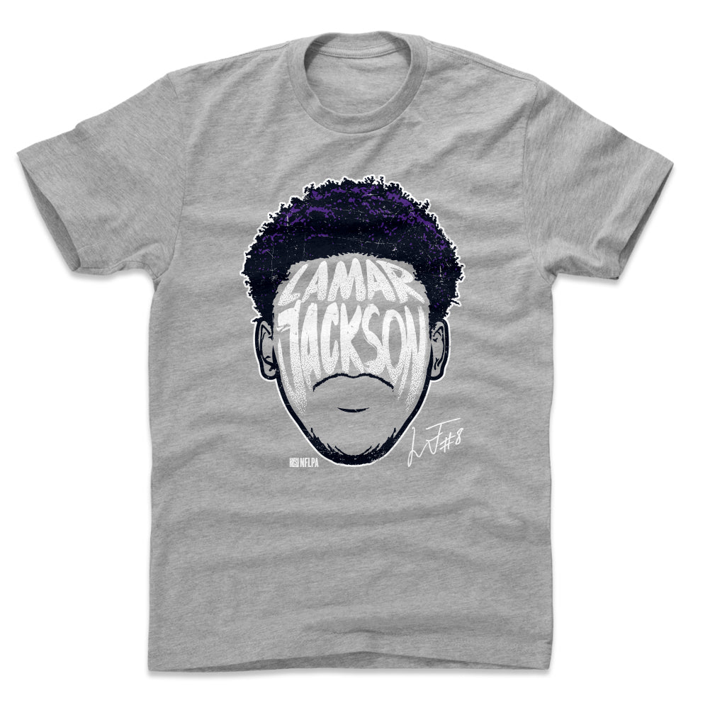 Lamar Jackson Men's Cotton T-Shirt | 500 LEVEL