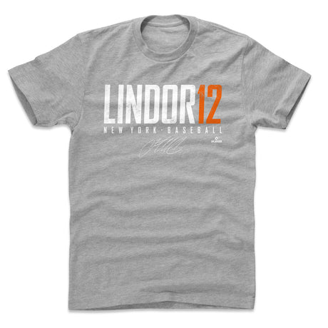 Francisco Lindor Men's Cotton T-Shirt | 500 LEVEL