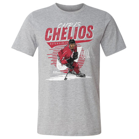 Chris Chelios Men's Cotton T-Shirt | 500 LEVEL