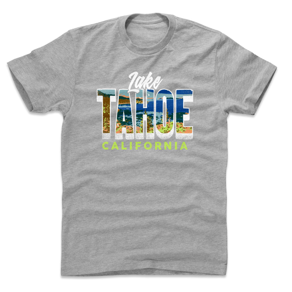 Lake Tahoe Men&#39;s Cotton T-Shirt | 500 LEVEL