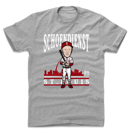 Red Schoendienst Men's Cotton T-Shirt | 500 LEVEL