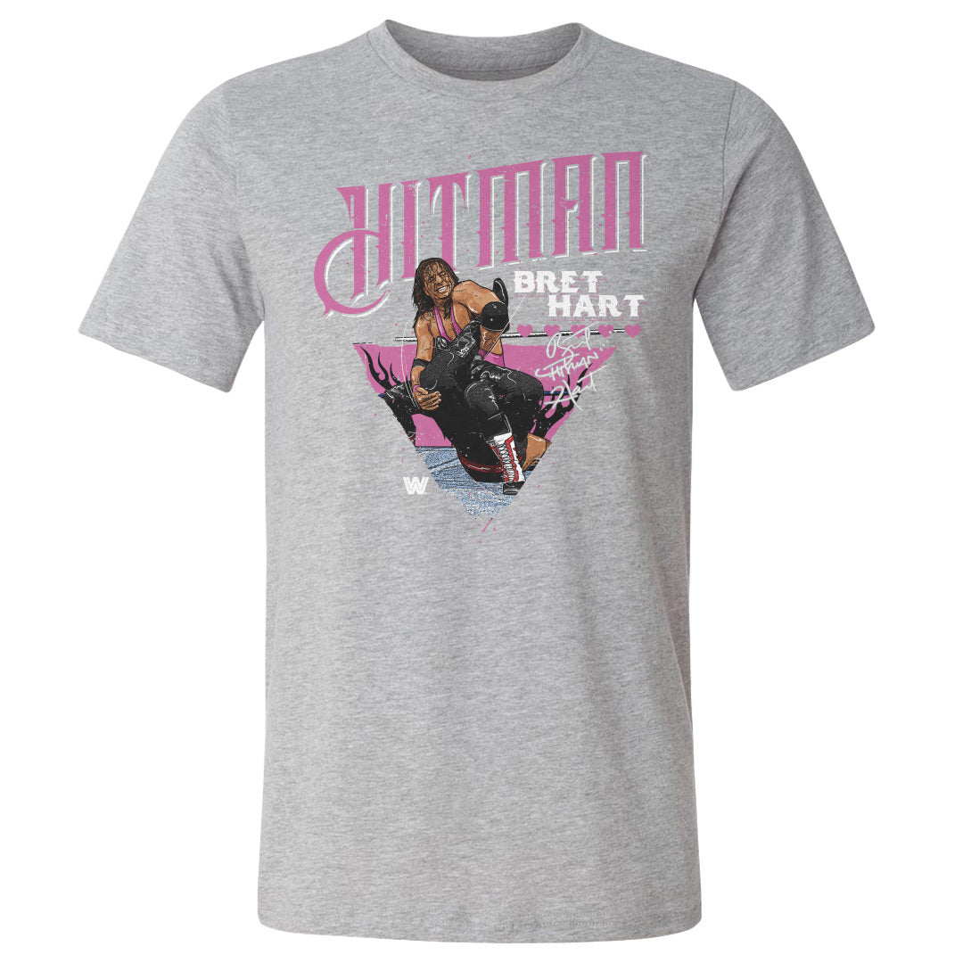 Bret Hart Men's Cotton T-Shirt | 500 LEVEL