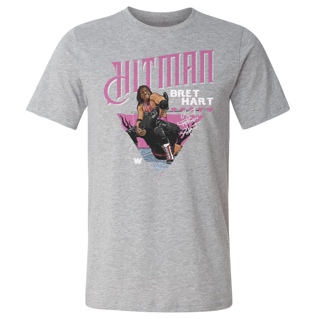 Bret Hart Men&#39;s Cotton T-Shirt | 500 LEVEL