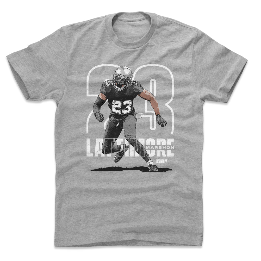 Marshon Lattimore Men&#39;s Cotton T-Shirt | 500 LEVEL