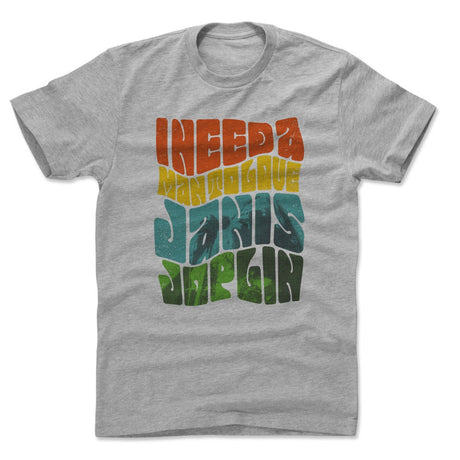 Janis Joplin Men's Cotton T-Shirt | 500 LEVEL