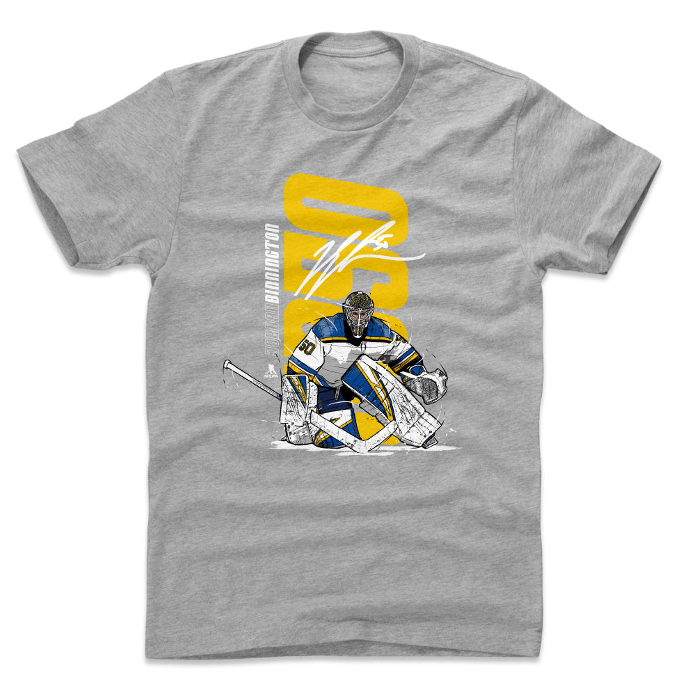 Jordan Binnington Men's Cotton T-Shirt | 500 LEVEL
