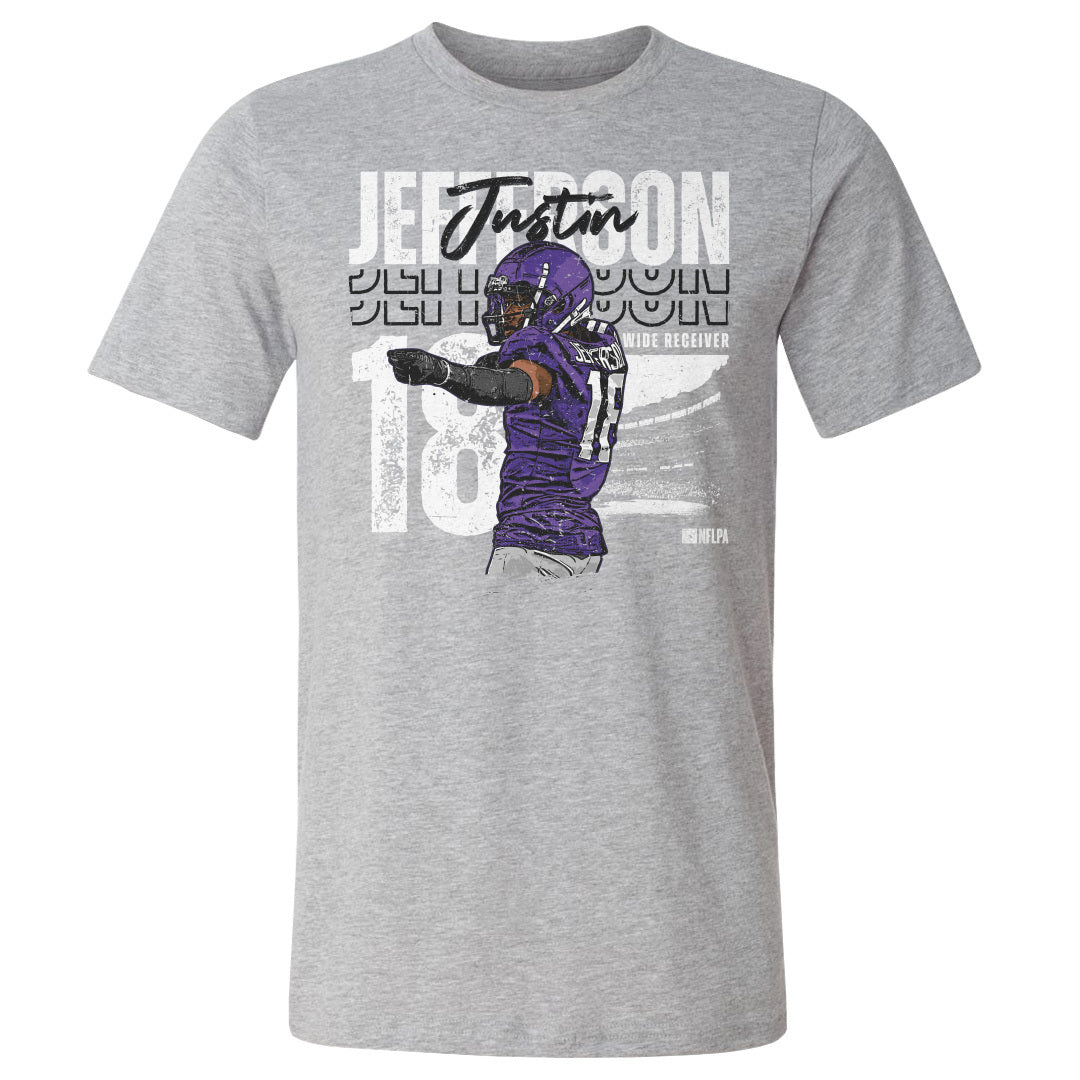 Justin Jefferson Men's Cotton T-Shirt | 500 LEVEL