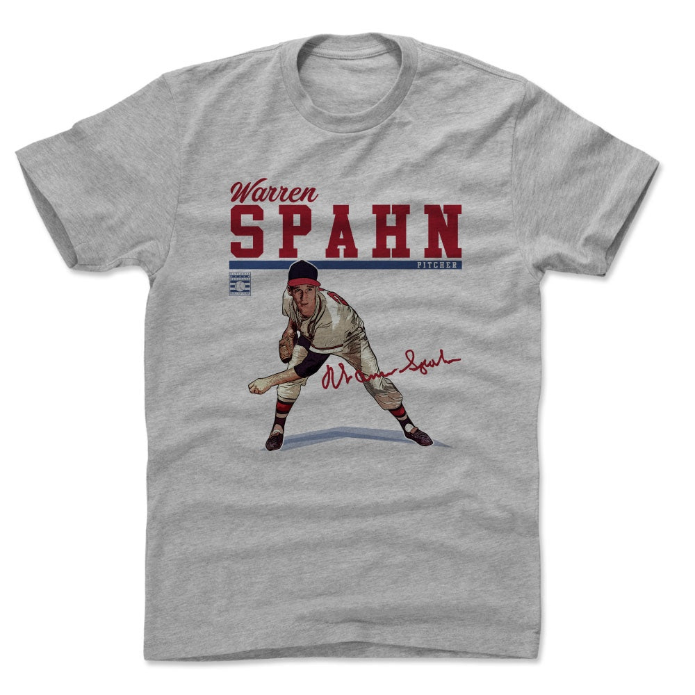 Warren Spahn Men&#39;s Cotton T-Shirt | 500 LEVEL