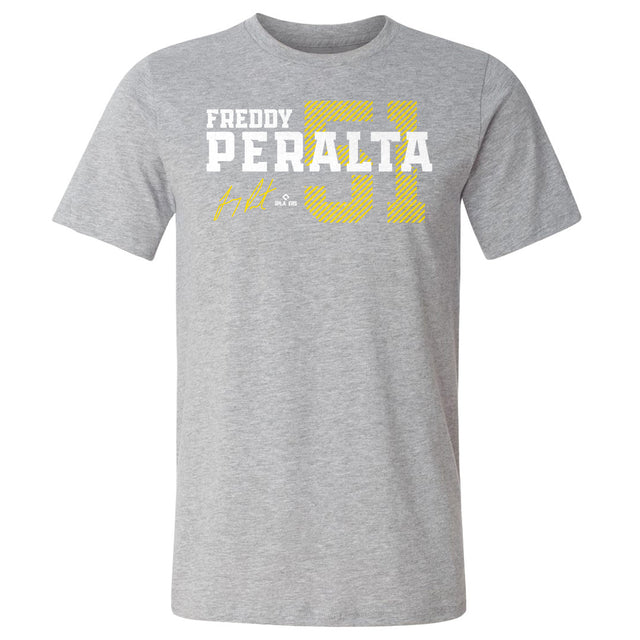 Freddy Peralta Men's Cotton T-Shirt | 500 LEVEL