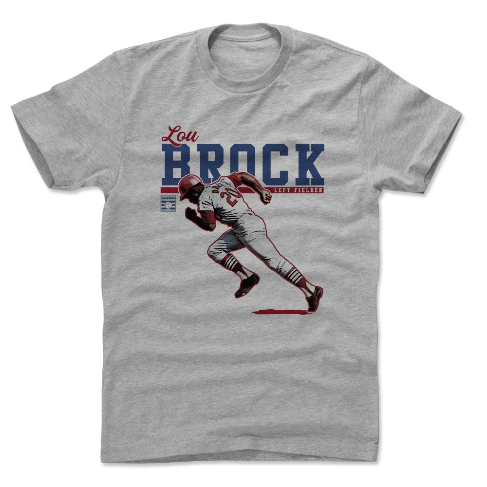 Lou Brock Men&#39;s Cotton T-Shirt | 500 LEVEL