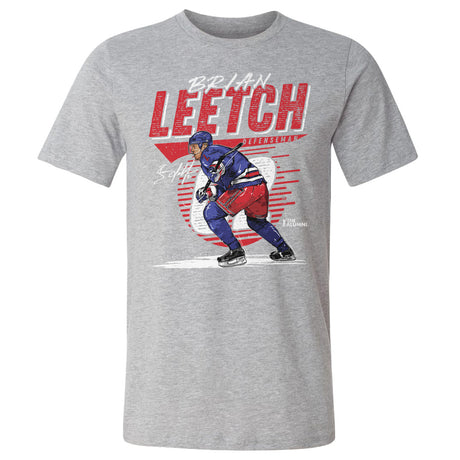 Brian Leetch Men's Cotton T-Shirt | 500 LEVEL