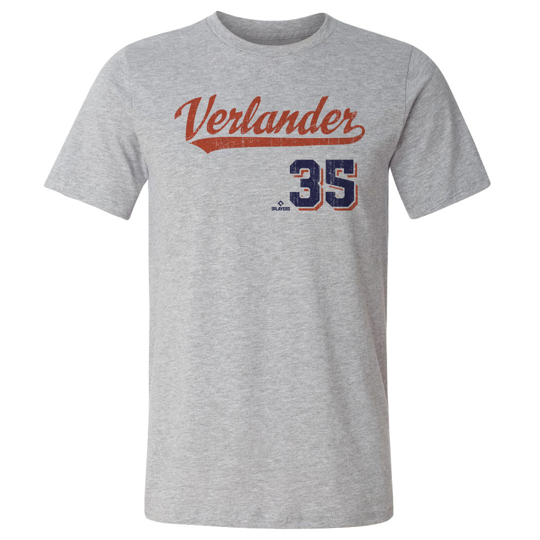 Justin Verlander Men&#39;s Cotton T-Shirt | 500 LEVEL