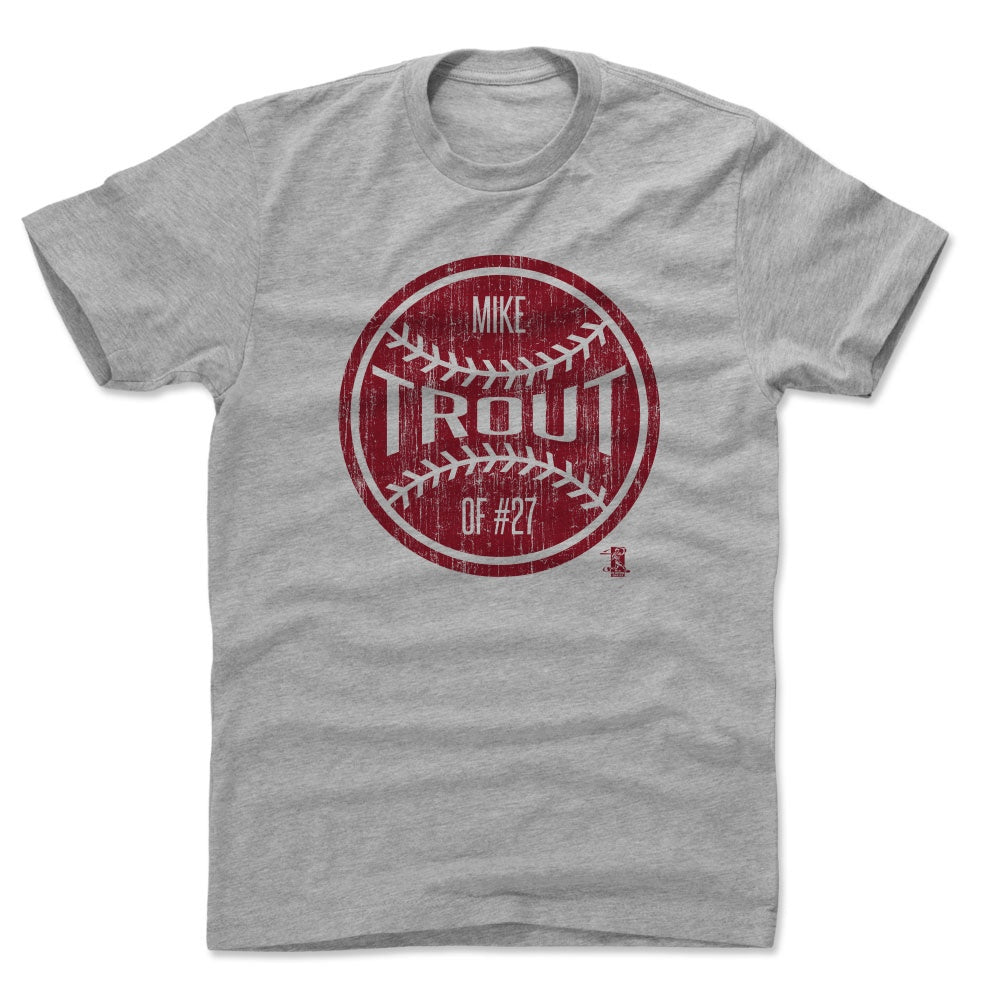 Mike Trout Men&#39;s Cotton T-Shirt | 500 LEVEL