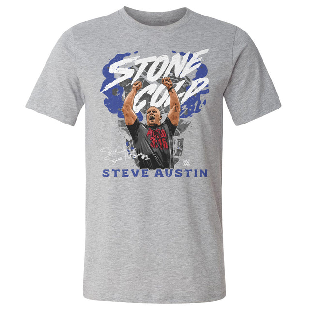 Stone Cold Steve Austin Men's Cotton T-Shirt | 500 LEVEL
