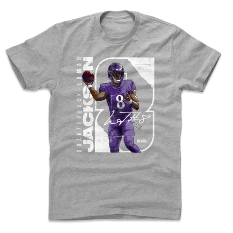 Lamar Jackson Men's Cotton T-Shirt | 500 LEVEL