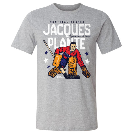 Jacques Plante Men's Cotton T-Shirt | 500 LEVEL