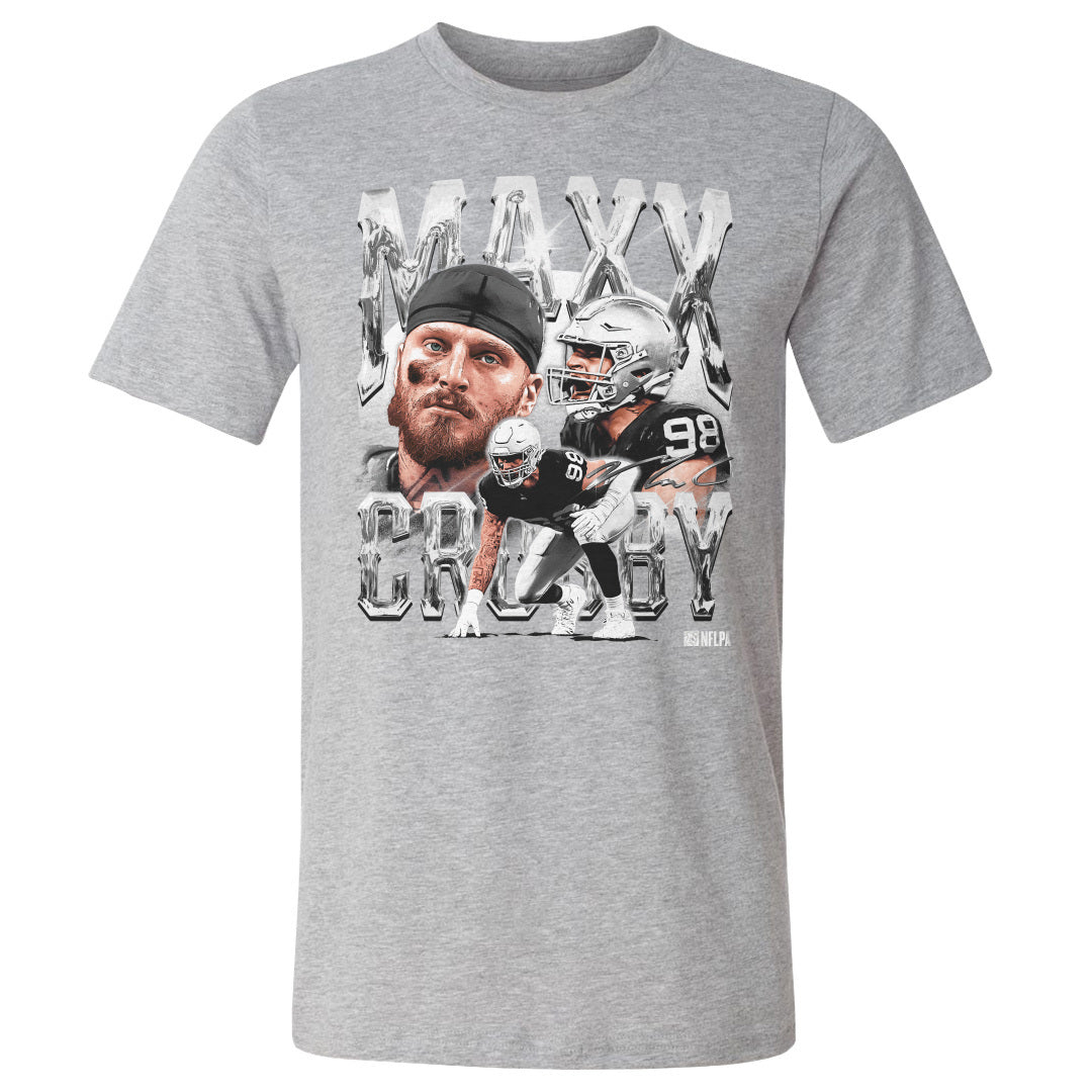Maxx Crosby Las Vegas Vintage Men's Cotton T-Shirt – 500 LEVEL