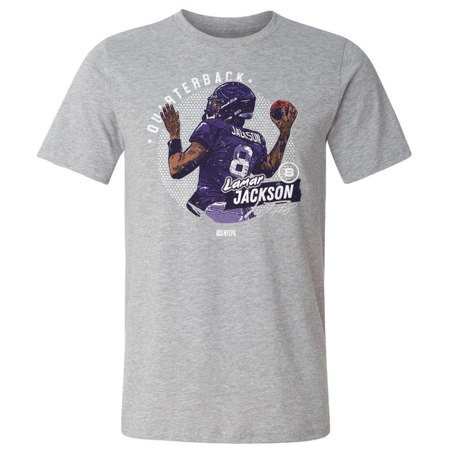 Lamar Jackson Men's Cotton T-Shirt | 500 LEVEL