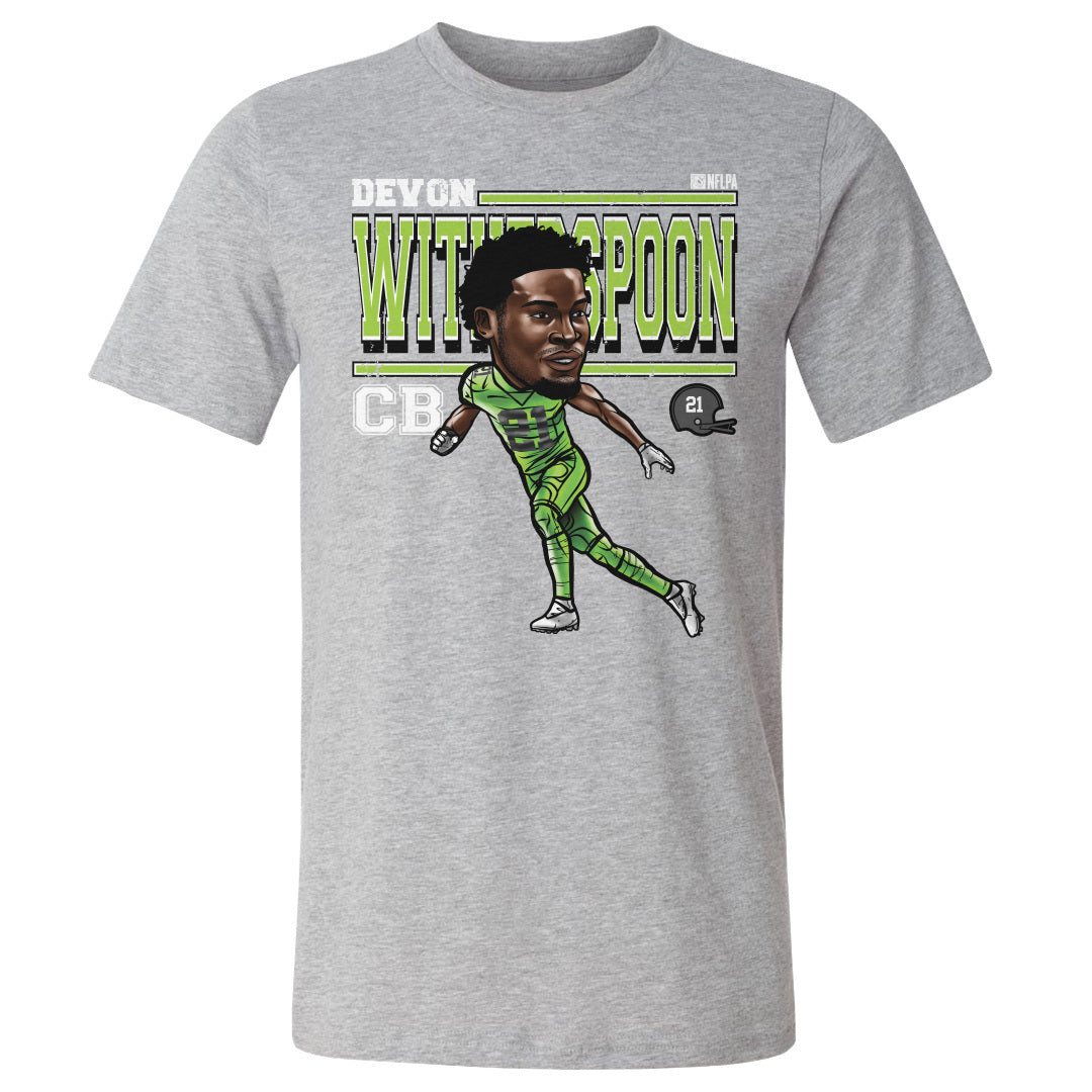 Devon Witherspoon Men&#39;s Cotton T-Shirt | 500 LEVEL