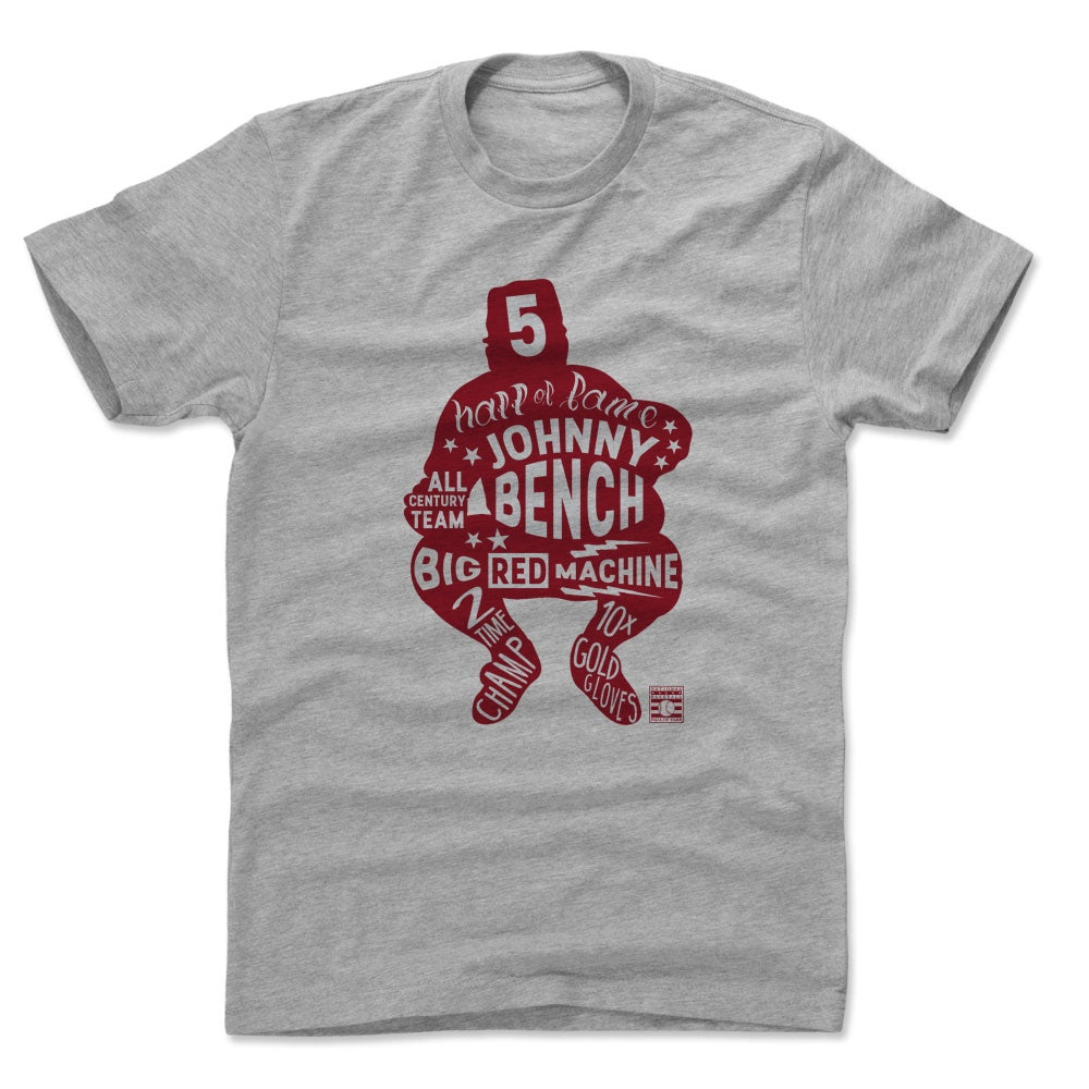 Johnny Bench Men's Cotton T-Shirt | 500 LEVEL