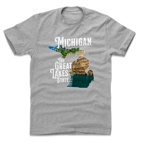 Michigan Men's Cotton T-Shirt | 500 LEVEL