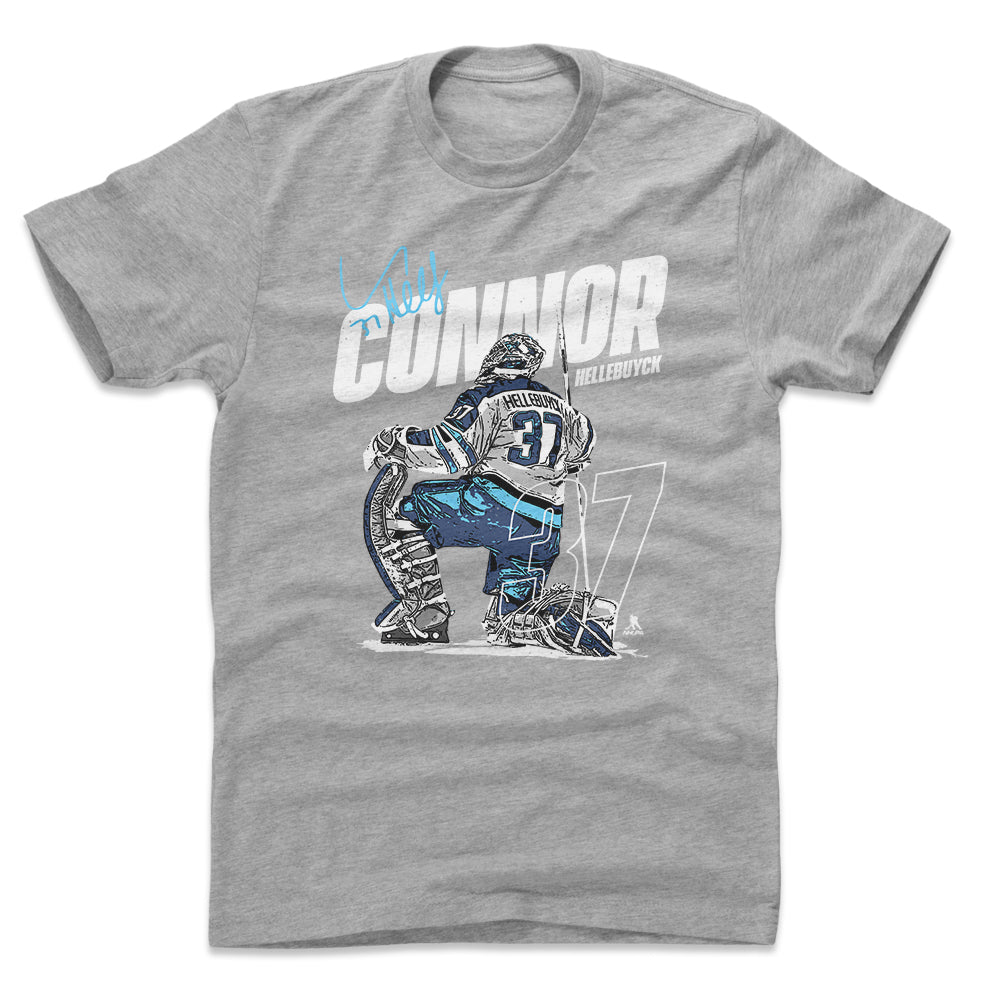 Connor Hellebuyck Men&#39;s Cotton T-Shirt | 500 LEVEL