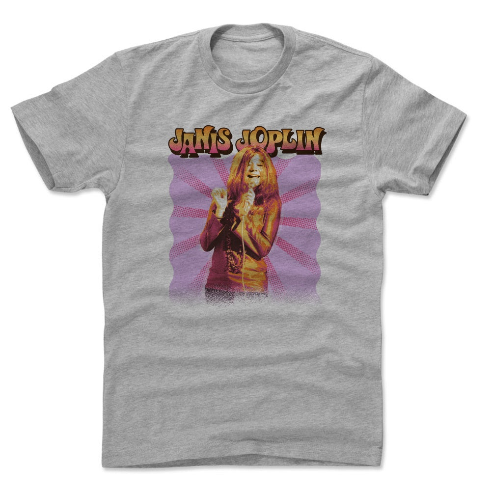 Janis Joplin Men's Cotton T-Shirt | 500 LEVEL