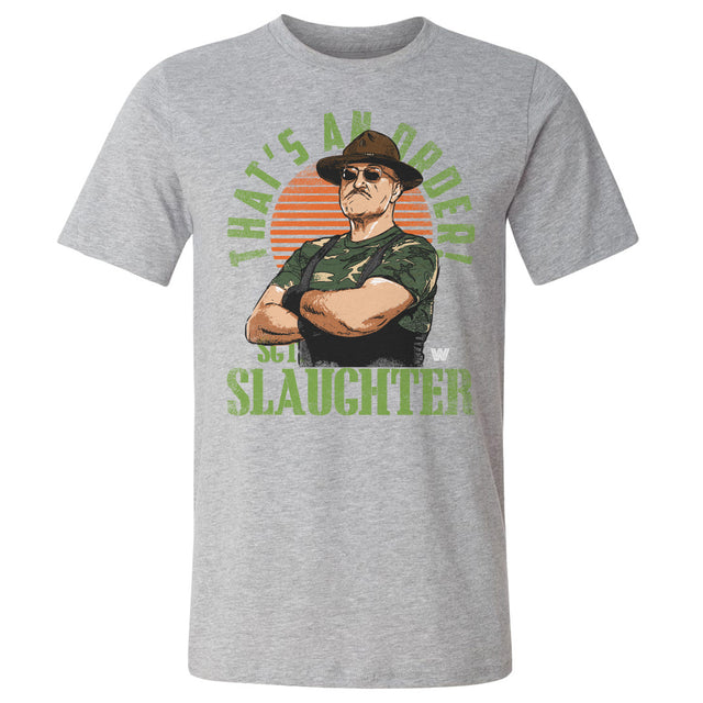 Sgt. Slaughter Men's Cotton T-Shirt | 500 LEVEL