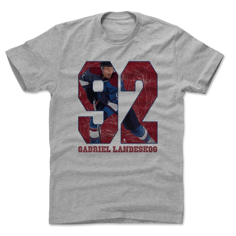 Gabriel Landeskog Men's Cotton T-Shirt | 500 LEVEL