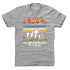 Zion National Park Men's Cotton T-Shirt | 500 LEVEL