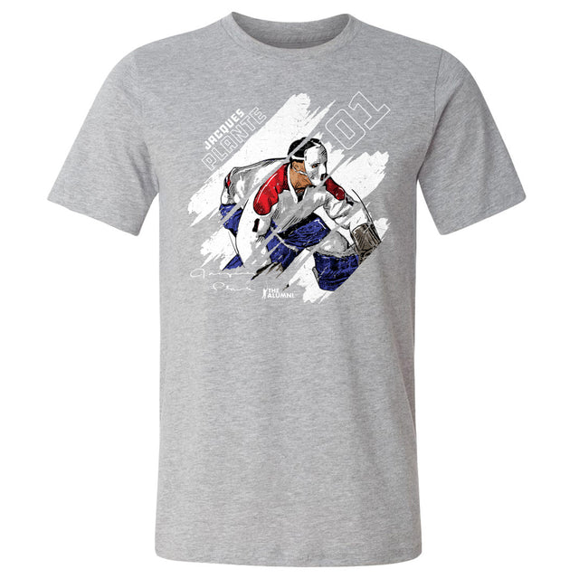 Jacques Plante Men's Cotton T-Shirt | 500 LEVEL