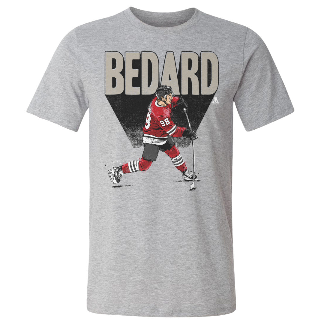 Connor Bedard Men&#39;s Cotton T-Shirt | 500 LEVEL