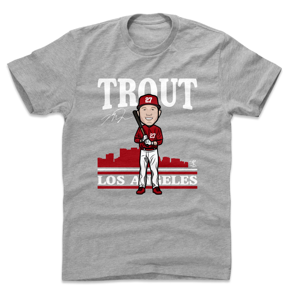 Mike Trout Men's Cotton T-Shirt | 500 LEVEL