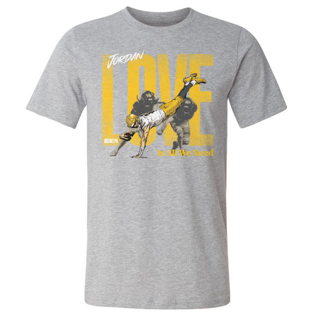 Jordan Love Men's Cotton T-Shirt | 500 LEVEL