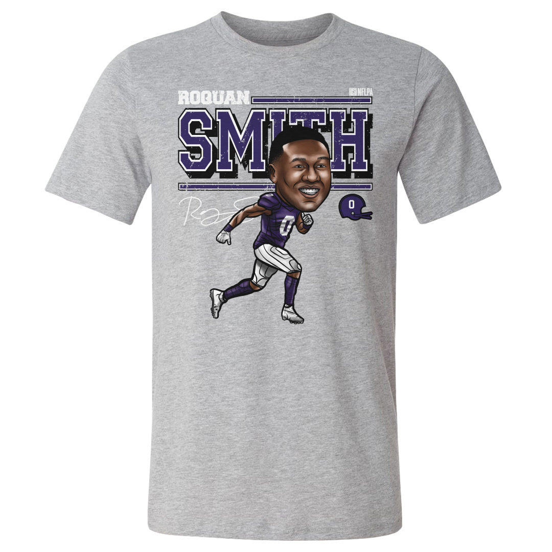 Roquan Smith Men&#39;s Cotton T-Shirt | 500 LEVEL