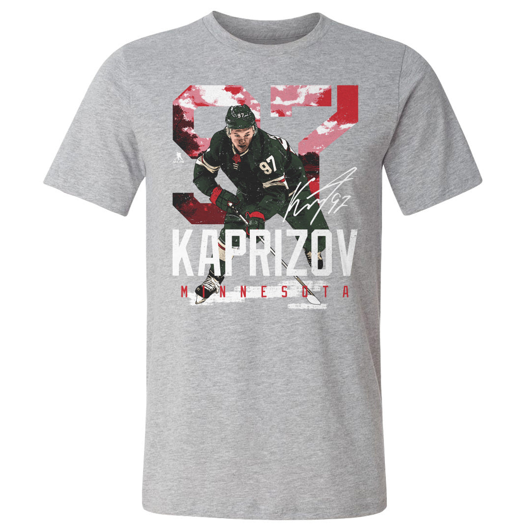 Kirill Kaprizov Men's Cotton T-Shirt | 500 LEVEL