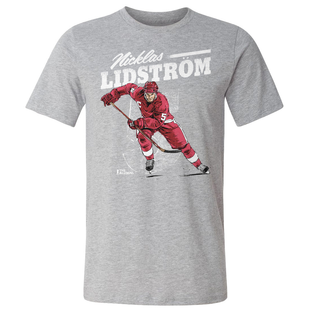 Nicklas Lidstrom Men's Cotton T-Shirt | 500 LEVEL
