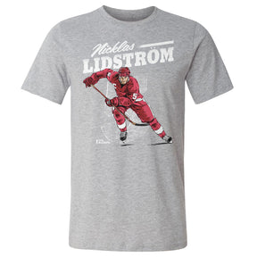 Nicklas Lidstrom Men's Cotton T-Shirt | 500 LEVEL
