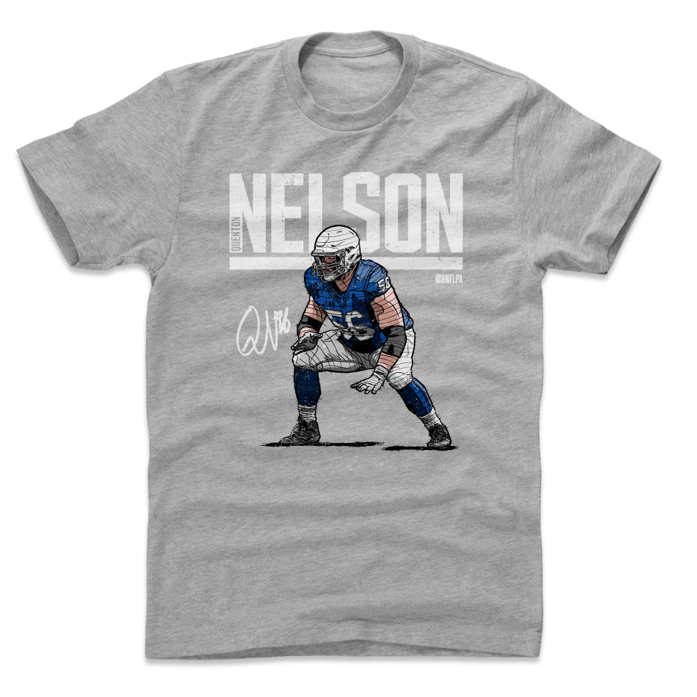 Quenton Nelson Men's Cotton T-Shirt | 500 LEVEL
