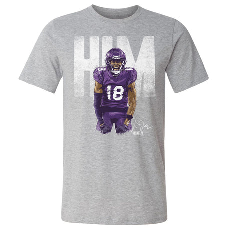 Justin Jefferson Men's Cotton T-Shirt | 500 LEVEL